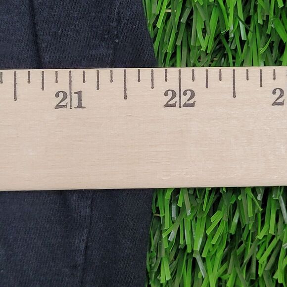 NIKE Center-Check Shirt Womens XL 22x24 Black Just-Do-it - Picture 12 of 13